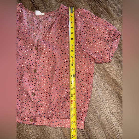 Sienna Sky • Button Front Short Sleeve Blouse - Picture 5 of 8